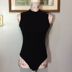 Mangopop Black Bodysuit